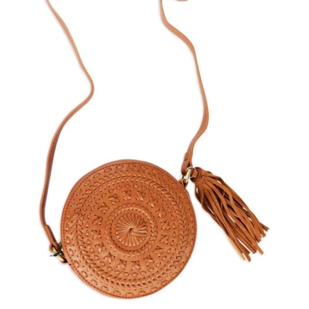 Like New Street Level Crossbody Bag Tassel Purse